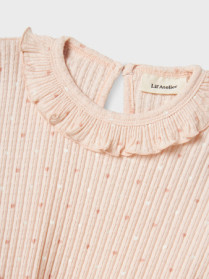 LIL ATELIER T-shirt kjole Hulla Hua Peach Blush